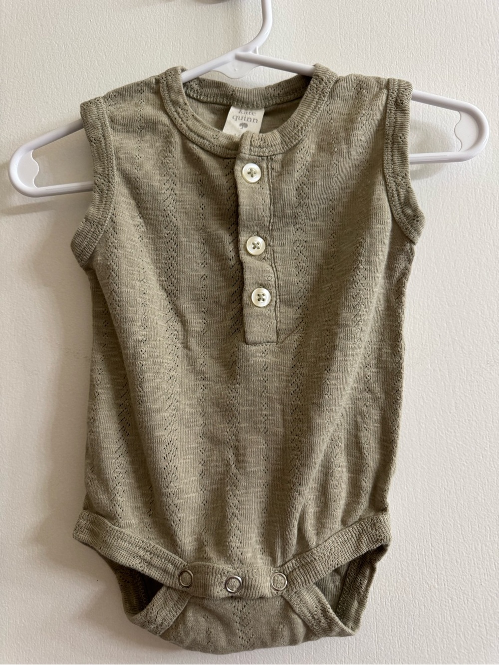 Kate Quinn Sleeveless Bodysuit in Olive